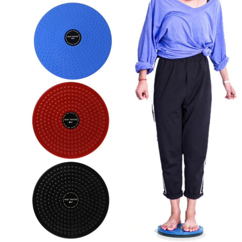 Twist Waist Disc Board for Bodybuilding and Fitness - Aerobic Exercise Twister Plate with Magnetic Balance and Rotating Function
