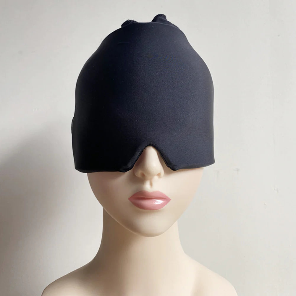 Wearable Gel Ice Therapy Cap for Headache, Migraine, and Sinus Relief