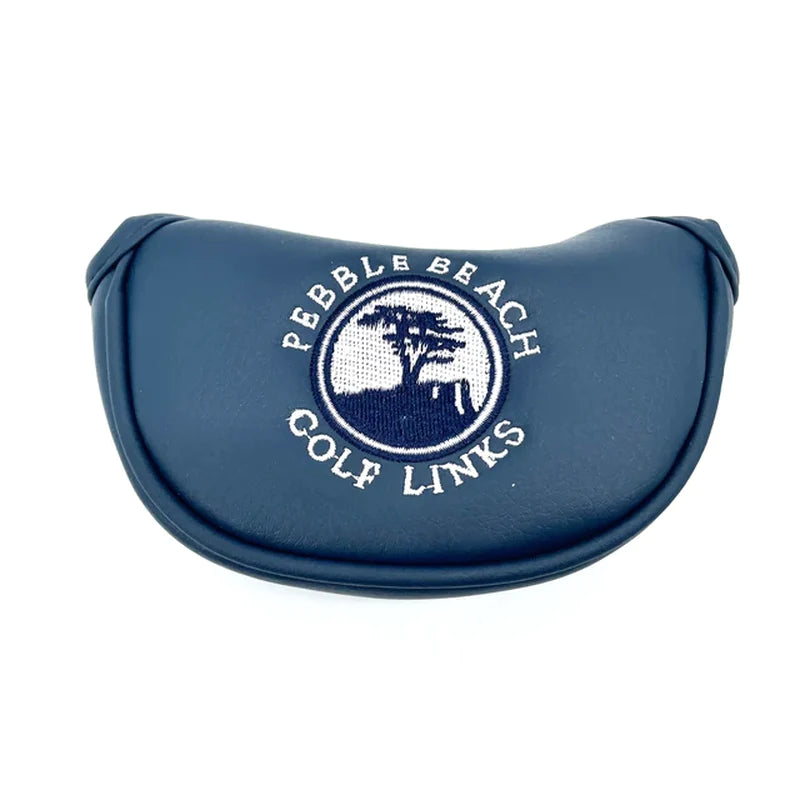 Premium PU Leather Golf Head Covers for Driver, Fairway Wood, Hybrid, and Putter - Small Tree Pattern Design