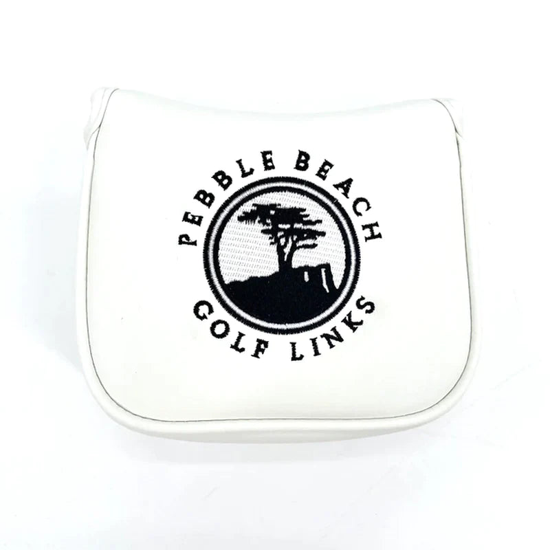 Premium PU Leather Golf Head Covers for Driver, Fairway Wood, Hybrid, and Putter - Small Tree Pattern Design