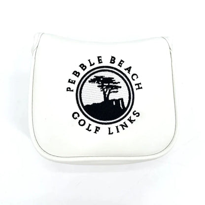 Premium PU Leather Golf Head Covers for Driver, Fairway Wood, Hybrid, and Putter - Small Tree Pattern Design