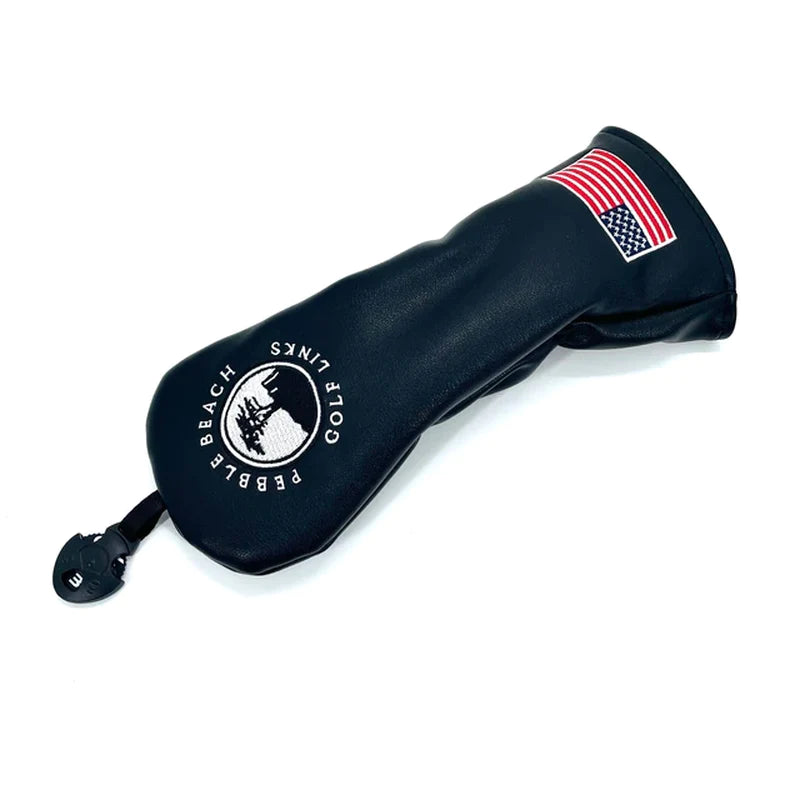 Premium PU Leather Golf Head Covers for Driver, Fairway Wood, Hybrid, and Putter - Small Tree Pattern Design
