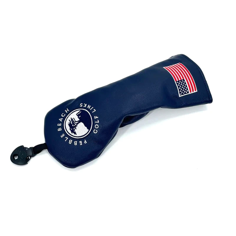 Premium PU Leather Golf Head Covers for Driver, Fairway Wood, Hybrid, and Putter - Small Tree Pattern Design