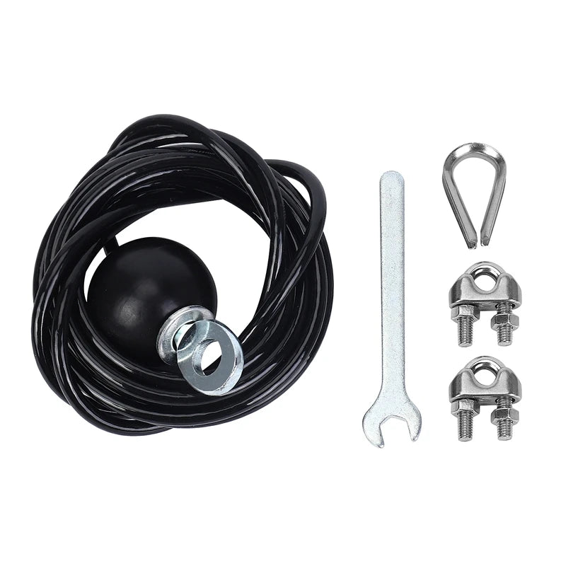 B48B-Gym Adjustable Cable Wire Rope Heavy Duty Steel Replacement Parts for Home Gym Fitness Cable