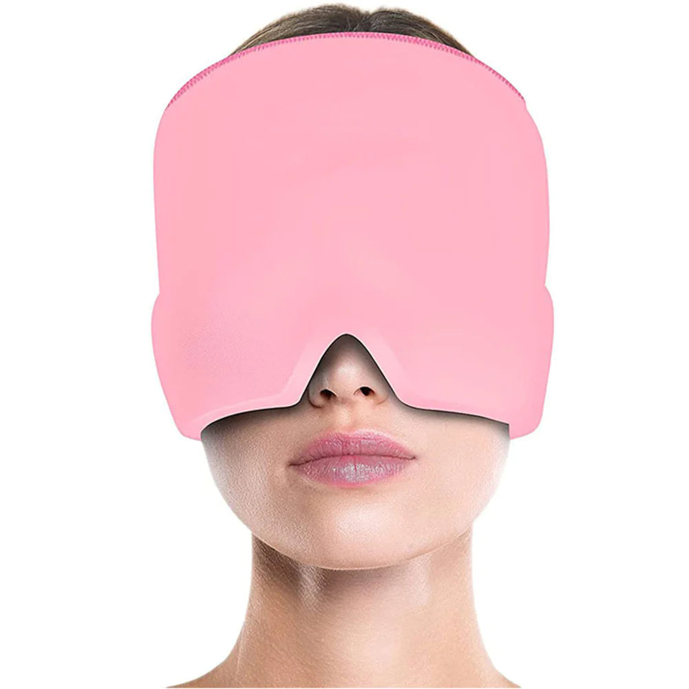 Wearable Gel Ice Therapy Cap for Headache, Migraine, and Sinus Relief