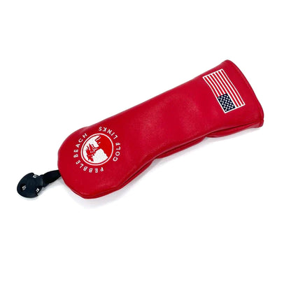 Premium PU Leather Golf Head Covers for Driver, Fairway Wood, Hybrid, and Putter - Small Tree Pattern Design
