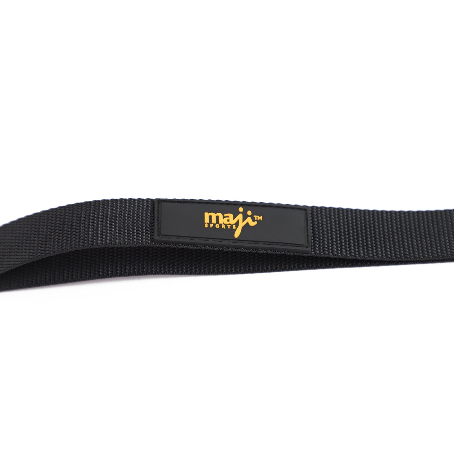 Maji Sports Elastic Yoga Straps with 9 Loops - Purple/Black