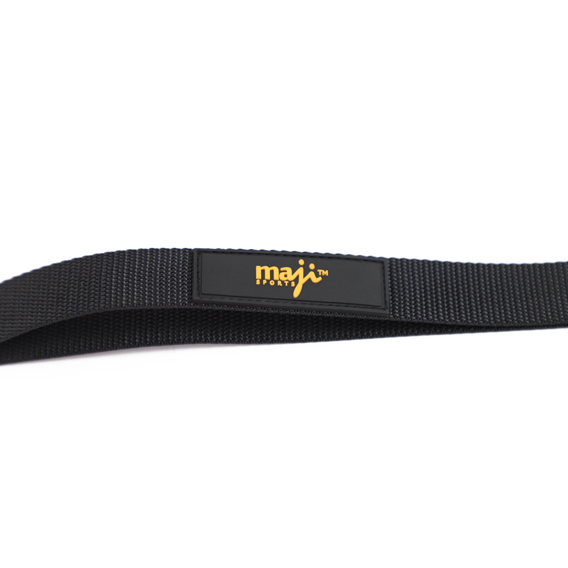 Maji Sports Elastic Yoga Straps with 9 Loops - Purple/Black