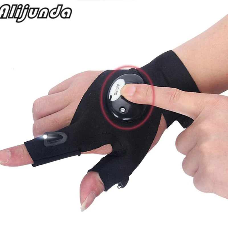 Multipurpose Waterproof Fishing Gloves with Integrated LED Light Rescue Tools for Acura Models