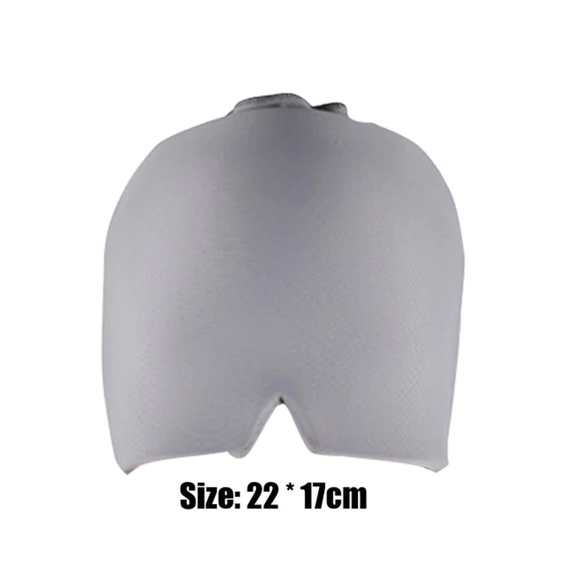 Wearable Gel Ice Therapy Cap for Headache, Migraine, and Sinus Relief