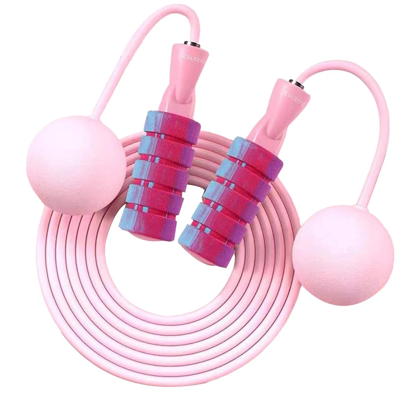 2 in 1 Training Adjustable Ropeless Skipping Rope
