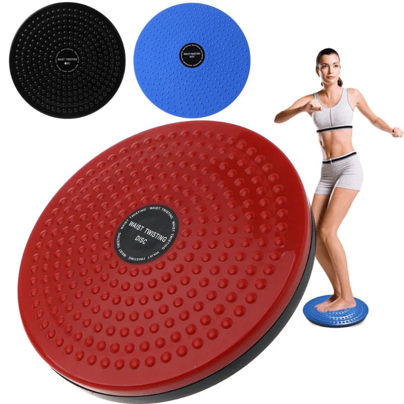 Twist Waist Disc Board for Bodybuilding and Fitness - Aerobic Exercise Twister Plate with Magnetic Balance and Rotating Function