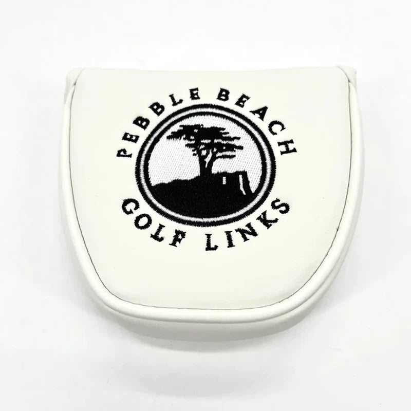 Premium PU Leather Golf Head Covers for Driver, Fairway Wood, Hybrid, and Putter - Small Tree Pattern Design