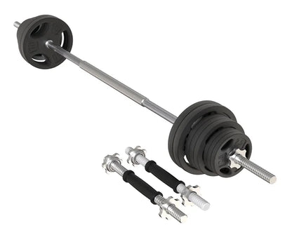 100LB Black Cast Iron Standard Weight Plate Sets, Used as Both Dumbbell and Barbell