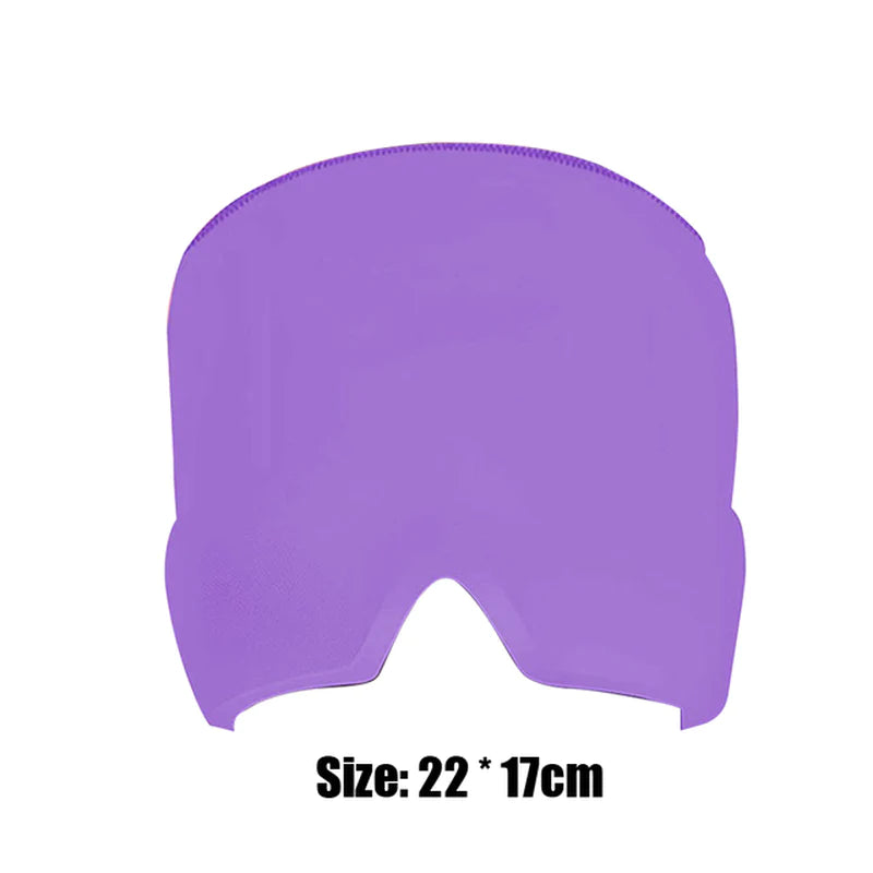 Wearable Gel Ice Therapy Cap for Headache, Migraine, and Sinus Relief