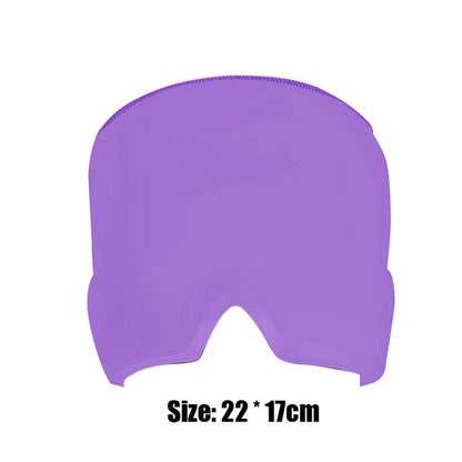 Wearable Gel Ice Therapy Cap for Headache, Migraine, and Sinus Relief