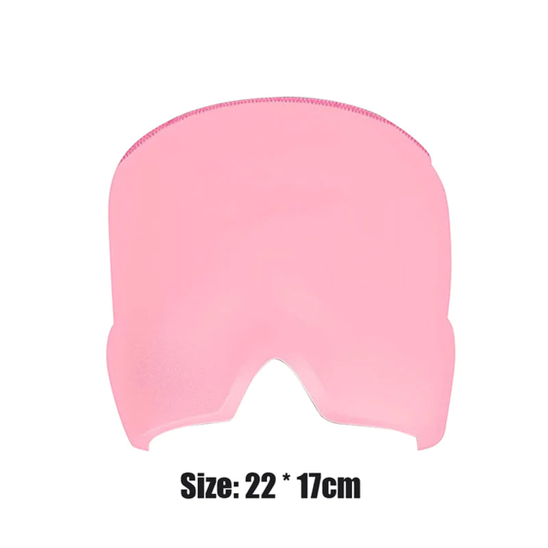 Wearable Gel Ice Therapy Cap for Headache, Migraine, and Sinus Relief
