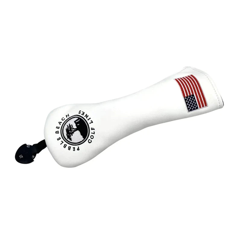 Premium PU Leather Golf Head Covers for Driver, Fairway Wood, Hybrid, and Putter - Small Tree Pattern Design