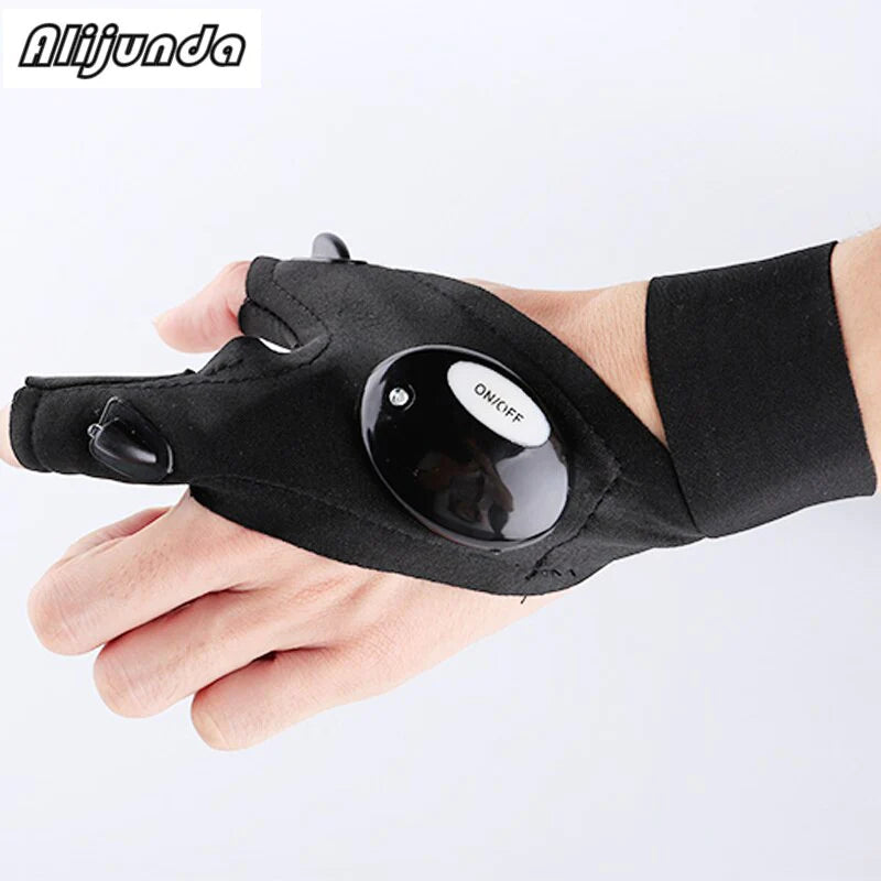 Multipurpose Waterproof Fishing Gloves with Integrated LED Light Rescue Tools for Acura Models