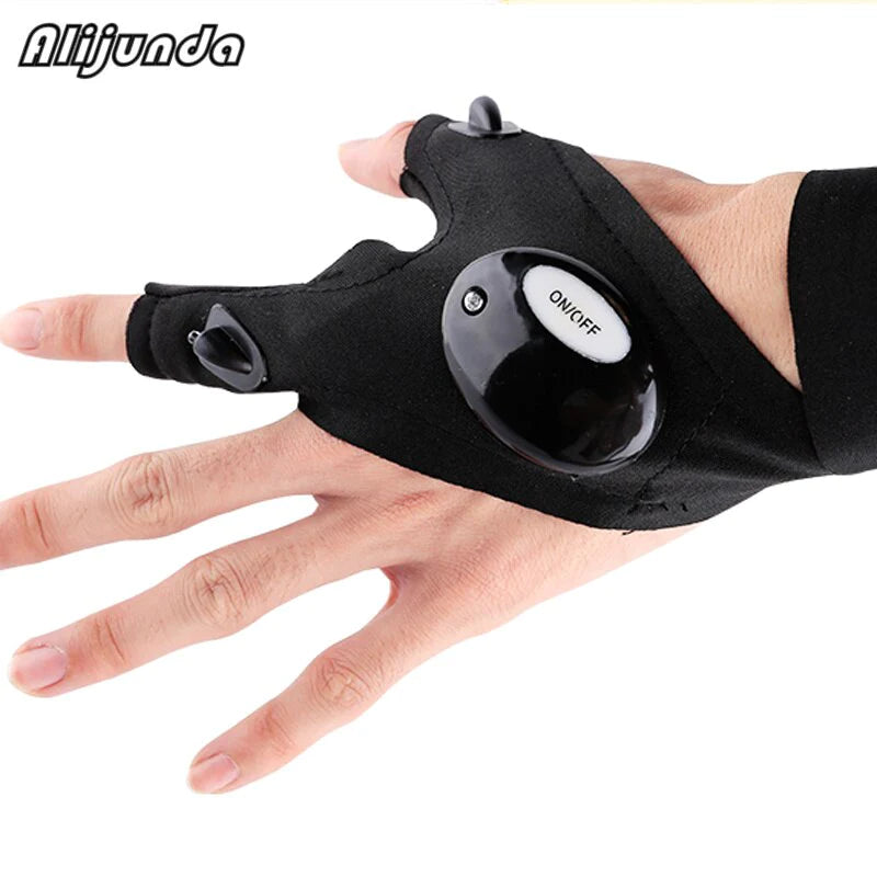 Multipurpose Waterproof Fishing Gloves with Integrated LED Light Rescue Tools for Acura Models