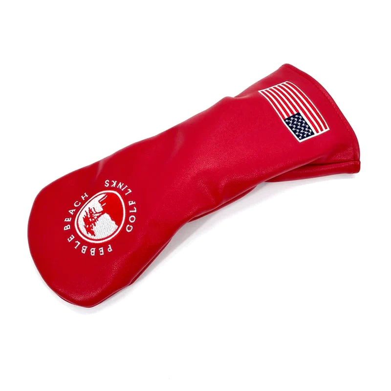 Premium PU Leather Golf Head Covers for Driver, Fairway Wood, Hybrid, and Putter - Small Tree Pattern Design