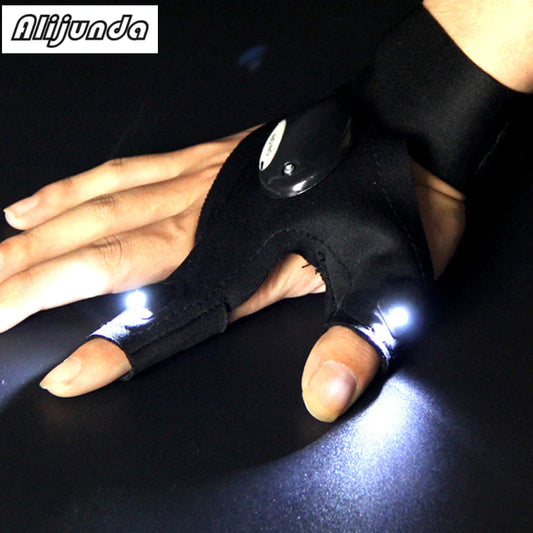 Multipurpose Waterproof Fishing Gloves with Integrated LED Light Rescue Tools for Acura Models